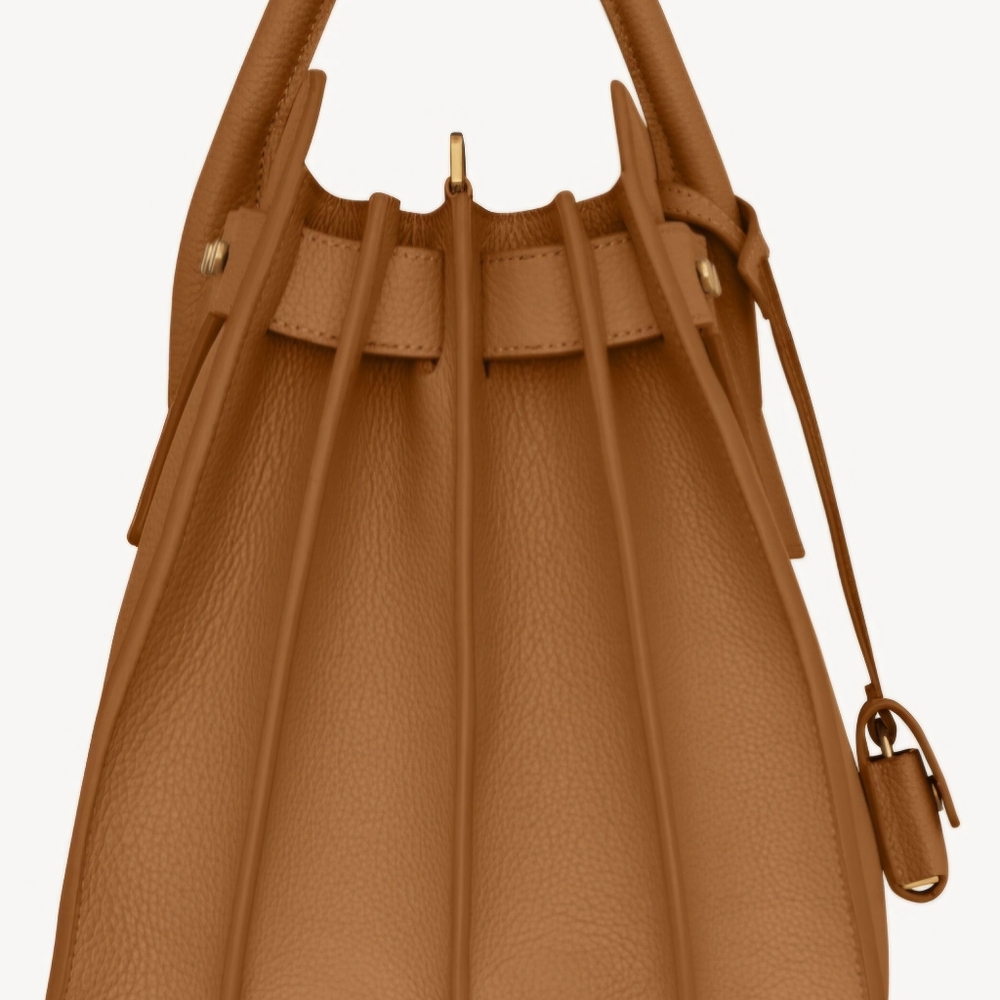 Saint Laurent Sac de Jour - Medium in Supple Grained Leather (Cinnamon) - Picture 6 of 9